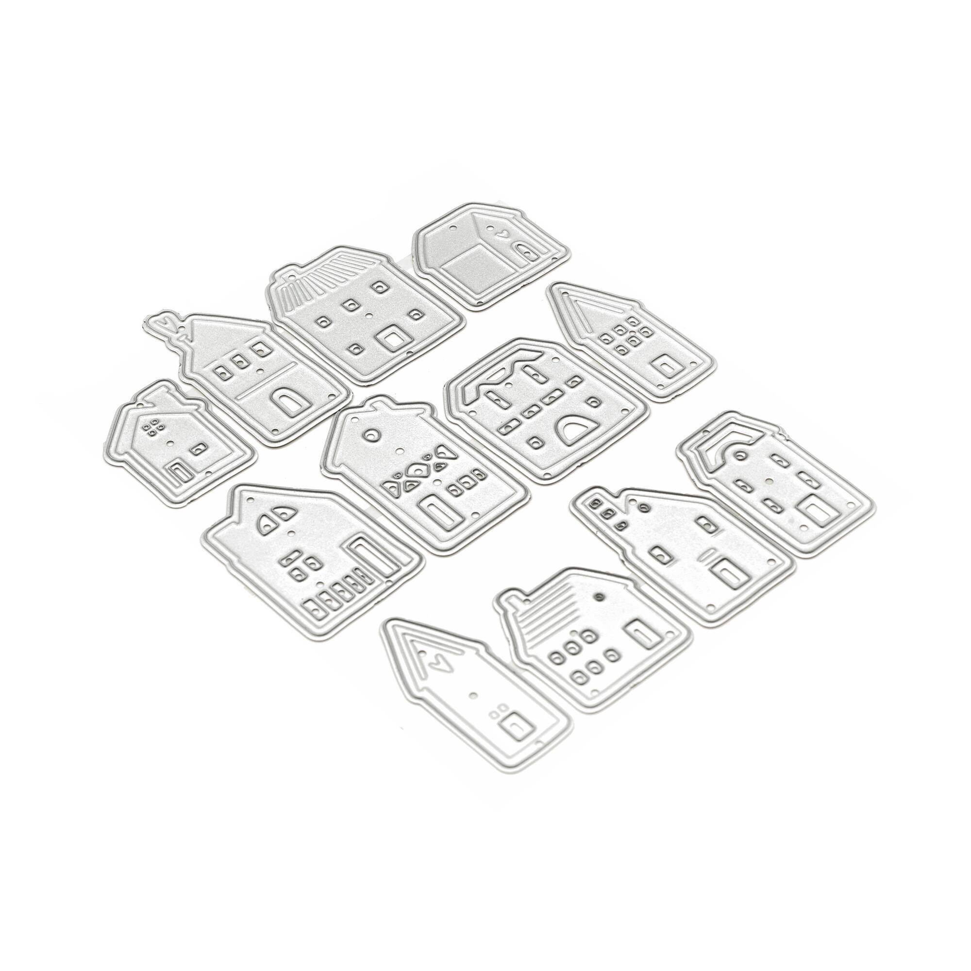 6 Pack: Houses Cutting Die Set by Recollections™
